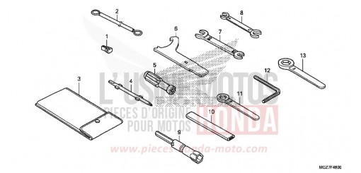 OUTILS CB500XAF de 2015